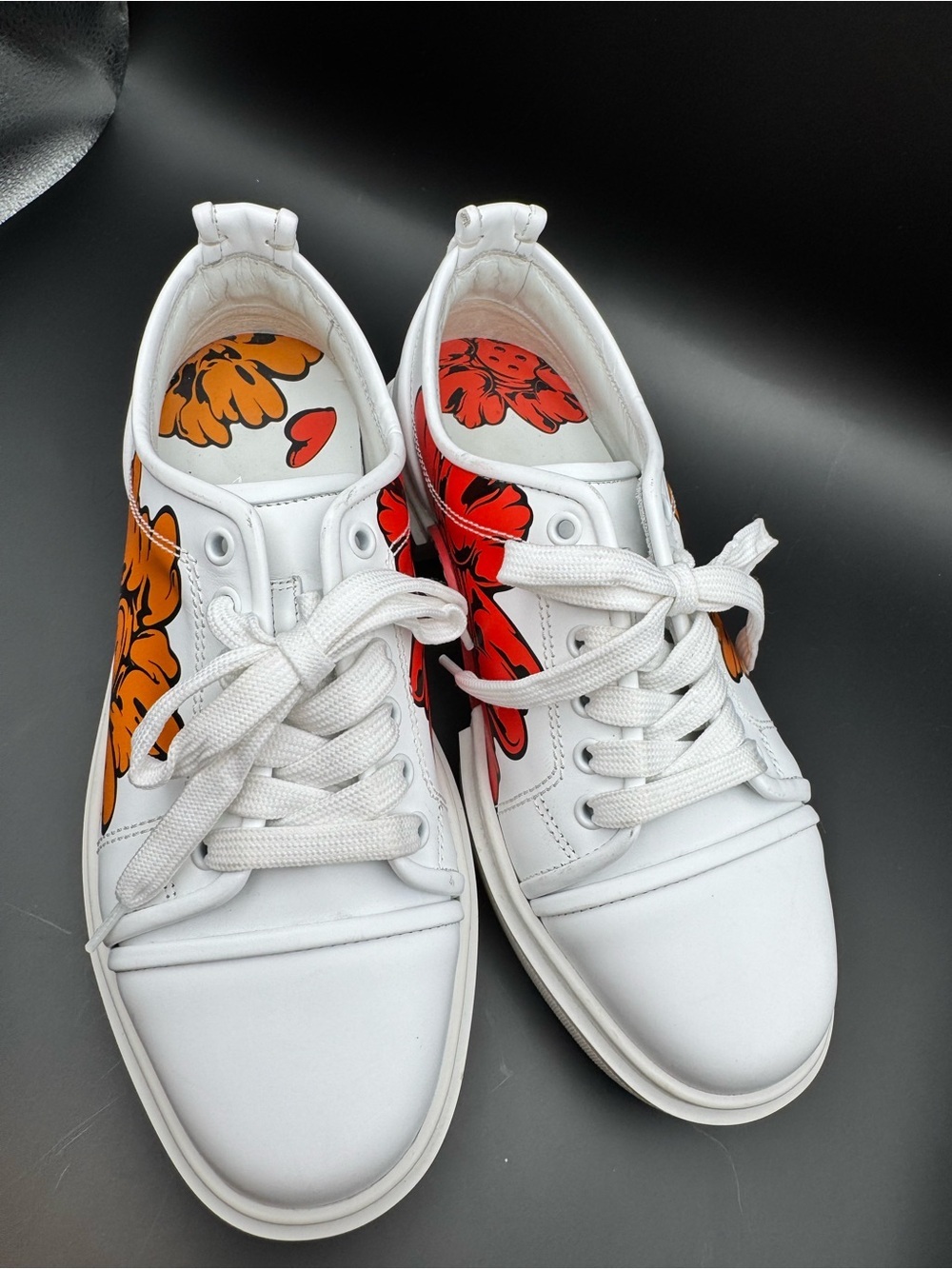 Christian Louboutin Adolon Donna Shun Sudo Button Flower Sneakers EU 39 - Picture 2 of 10